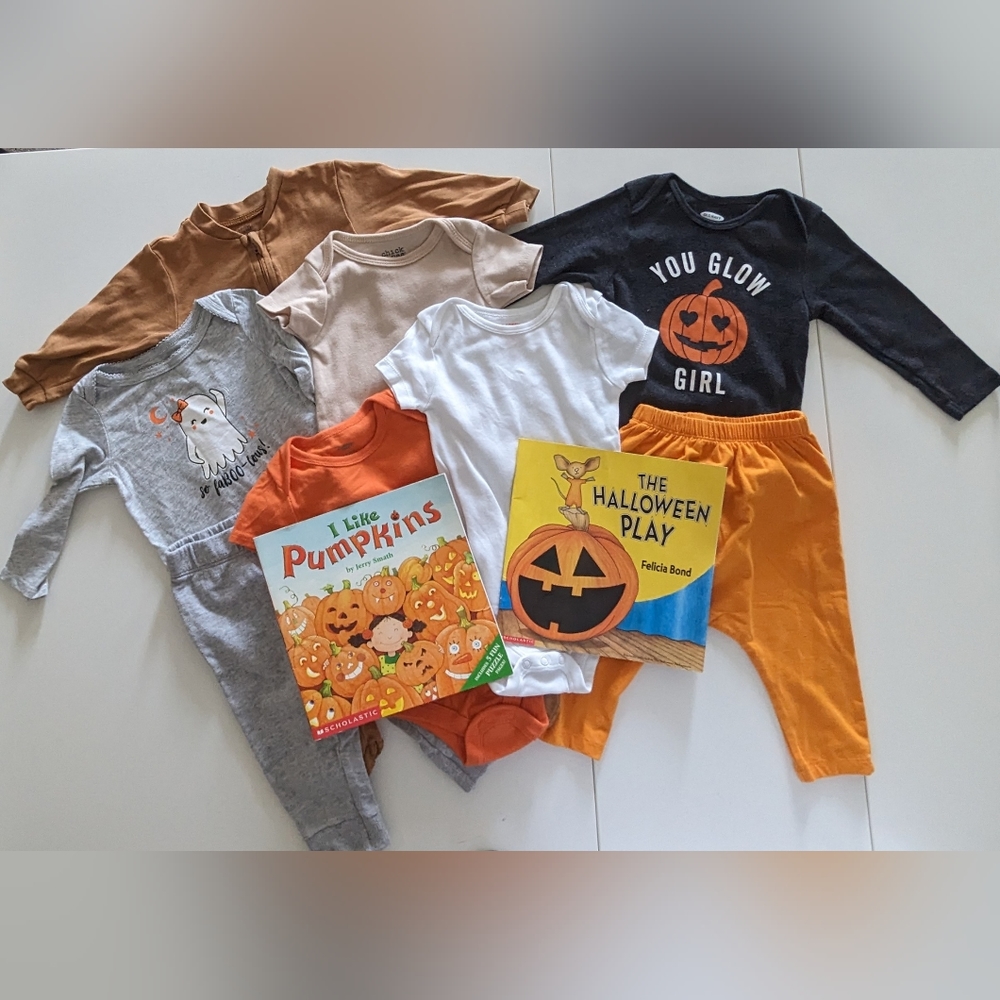 Halloween Bundle - "So Faboolous!" - Size 6-12M